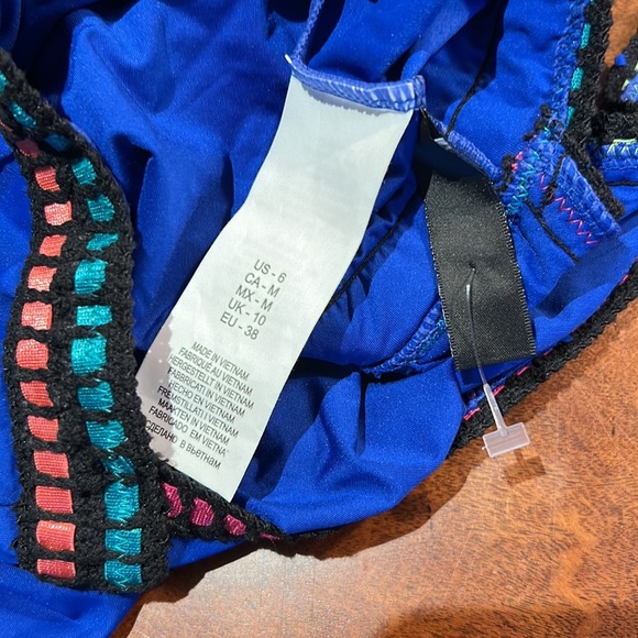 La Blanca Swim New 89 La Blanca Threading Along Tankini Top No Pads